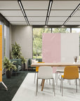 Ghent Pointe Mobile Glassboard, Non-magnetic, White Glass w/ Silver Frame, 77"H x 36"W_2