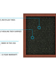 Ghent Recycled Bulletin Board w/ Aluminum Frame, 4'H x 10'W, Black_3