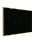 Ghent Recycled Bulletin Board w/ Oak Finish Frame, 4'H x 10'W, Confetti_1
