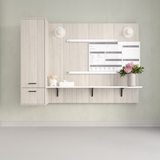 Ghent Graphics Slide Changeable Glassboard w/ Standoffs, Non-magnetic, Patient Room Graphic, Horizontal, 24"H x 36"W