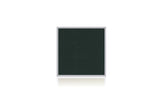 Ghent Vinyl Bulletin Board w/ Aluminum Frame, 4'H x 4'W, Ebony_1