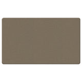 Ghent Fabric Wrapped Bulletin Board, 12"H x 48"W, Taupe_0