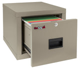 One drawer fire rated file cabinet