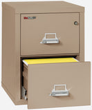 1 Hour Fire Resistant File Cabinet - 2 Drawer Letter 25" depth | Position 2