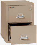 1 Hour Fire Resistant File Cabinet - 2 Drawer Letter 25" depth | Position 1