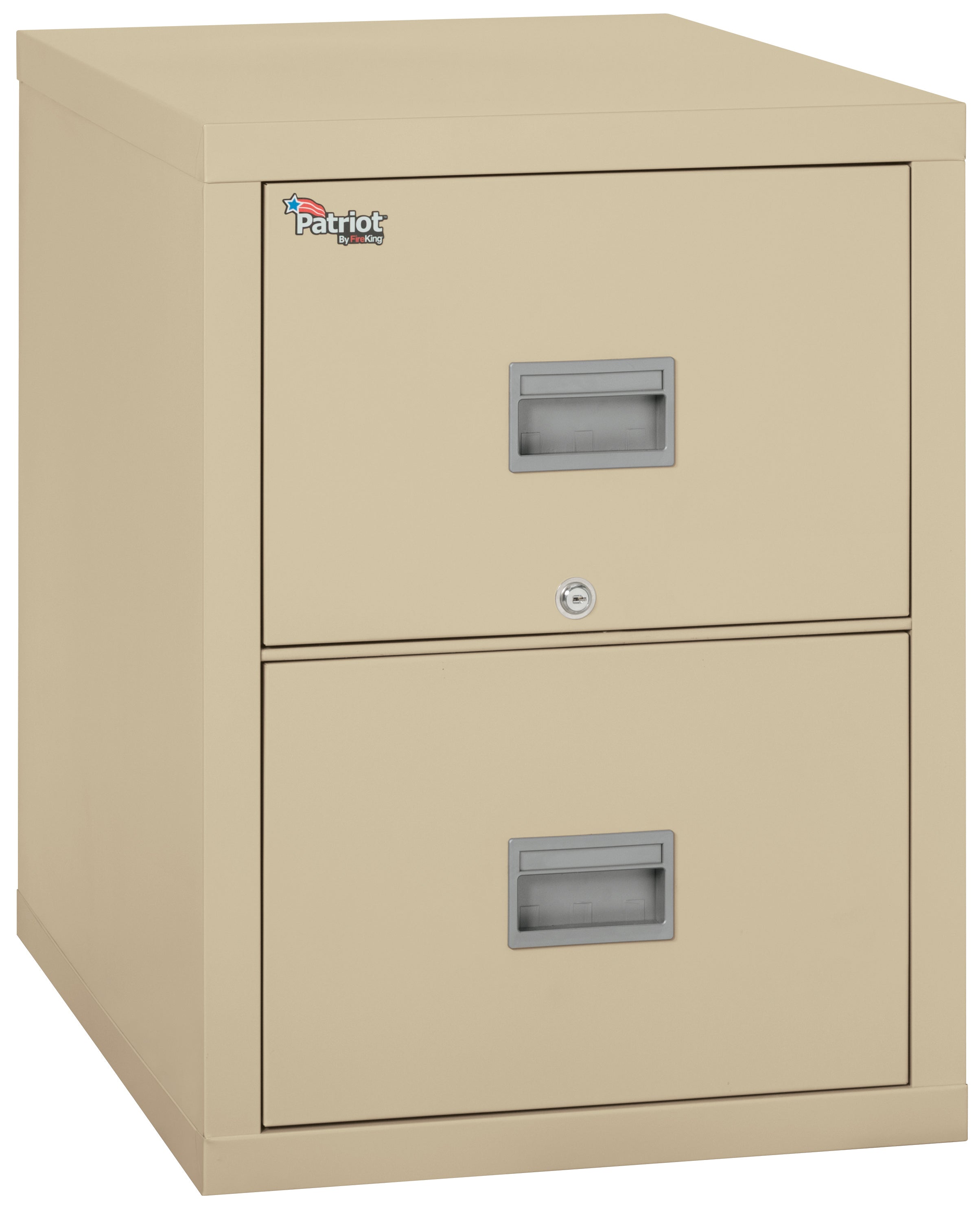 1 Hour Fire Resistant 31" depth File Cabinet with 2 Drawers filing Legal hanging folders | Position 1