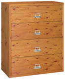 Fire Resistant File Cabinet - 4 Drawer Lateral 44" wide