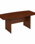 Bush Business Furniture 72W x 36D Boat Shaped Conference Table with Wood Base | Position 1