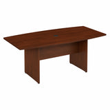 Bush Business Furniture 72W x 36D Boat Shaped Conference Table with Wood Base | Position 1