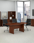 Bush Business Furniture 72W x 36D Boat Shaped Conference Table with Wood Base | Position 2