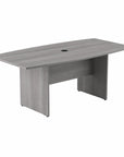 Bush Business Furniture 72W x 36D Boat Shaped Conference Table with Wood Base | Position 10