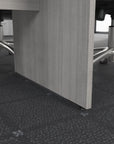 Bush Business Furniture 72W x 36D Boat Shaped Conference Table with Wood Base | Position 16