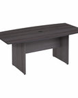 Bush Business Furniture 72W x 36D Boat Shaped Conference Table with Wood Base | Position 20