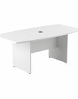 Bush Business Furniture 72W x 36D Boat Shaped Conference Table with Wood Base | Position 25