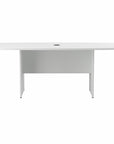 Bush Business Furniture 72W x 36D Boat Shaped Conference Table with Wood Base | Position 27