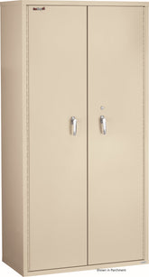 Fire Resistant - Double door storage cabinet with letter end tab inserts - 72"H