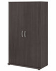 Bush Business Furniture Universal Tall Clothing Storage Cabinet with Doors and Shelves