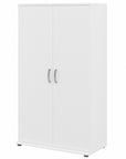 Bush Business Furniture Universal Tall Clothing Storage Cabinet with Doors and Shelves