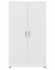 Bush Business Furniture Universal Tall Clothing Storage Cabinet with Doors and Shelves