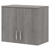 Bush Business Furniture Universal Closet Wall Cabinet with Doors and Shelves