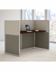Bush Business Furniture Easy Office 60W Cubicle Desk Workstation with 45H Closed Panels