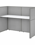 Bush Business Furniture Easy Office 60W Cubicle Desk Workstation with 45H Closed Panels