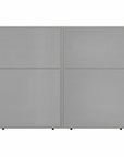 Bush Business Furniture Easy Office 60W Cubicle Desk Workstation with 45H Closed Panels
