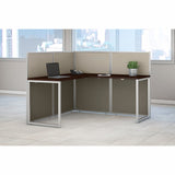 Bush Business Furniture Easy Office 60W L Shaped Cubicle Desk Workstation with 45H Panels