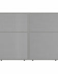 Bush Business Furniture Easy Office 60W L Shaped Cubicle Desk Workstation with 45H Panels