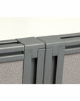 Bush Business Furniture Easy Office 60W 2 Person Cubicle Desk Workstation with 45H Panels