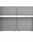 Bush Business Furniture Easy Office 60W 2 Person Cubicle Desk Workstation with 45H Panels