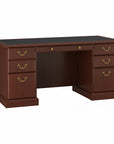 Bush Furniture Saratoga Executive Desk with Drawers
