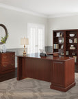 Bush Furniture Saratoga L Shaped Computer Desk with Drawers