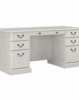 Bush Furniture Saratoga Executive Desk with Drawers