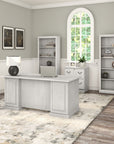 Bush Furniture Saratoga Executive Desk with Drawers
