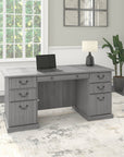 Bush Furniture Saratoga Executive Desk with Drawers