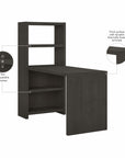 Office by kathy ireland® Echo 56W Bookcase Desk