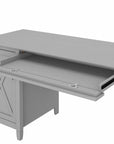 Bush Furniture Key West 54W Computer Desk with 2 Drawer Lateral File Cabinet and 5 Shelf Bookcase
