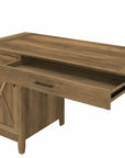Bush Furniture Key West 54W Computer Desk with 2 Drawer Lateral File Cabinet and 5 Shelf Bookcase