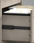 Bush Furniture Key West 54W Computer Desk with 2 Drawer Lateral File Cabinet and 5 Shelf Bookcase
