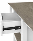 Bush Furniture Key West Coffee Table with Set of 2 End Tables
