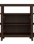 Bush Furniture Key West Tall TV Stand with Set of 2 Bookcases