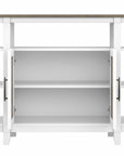 Bush Furniture Key West Tall TV Stand with Set of 2 Bookcases