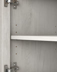 Bush Furniture Key West Tall TV Stand with Set of 2 Bookcases
