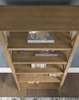 Bush Furniture Key West Tall TV Stand with Set of 2 Bookcases