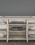 Bush Furniture Key West Tall TV Stand with Set of 2 Bookcases