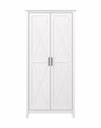 Bush Furniture Key West Tall Storage Cabinet with Doors