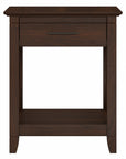 Bush Furniture Key West End Table with Storage