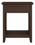 Bush Furniture Key West End Table with Storage