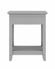 Bush Furniture Key West End Table with Storage